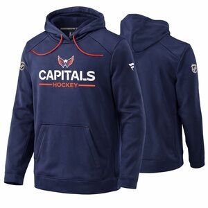 Washington Capitals Fanatics Authentic Pro Rink Hoodie - Navy Size Large NWT